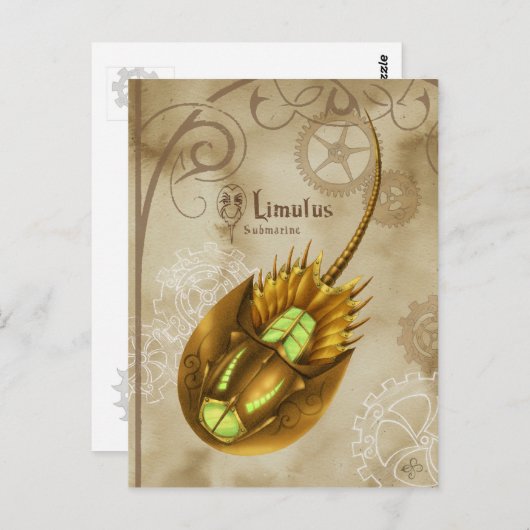 Limulus Submarine Briefkaart (Voorkant / Achterkant)