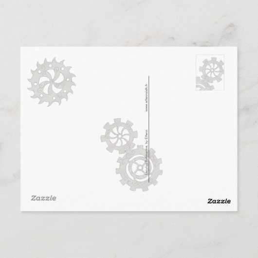 Limulus Submarine Briefkaart (Achterkant)