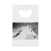 LIN26BW-mane in de Wind.tif Creditkaart Flessenopener (Voorkant)