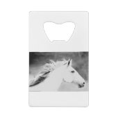 LIN26BW-mane in de Wind.tif Creditkaart Flessenopener (Achterkant)