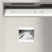 LIN26BW-mane in de Wind.tif Magneet (Insitu (Vaatwasser))