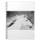 LIN26BW-mane in de Wind.tif Notitieboek (Voorkant)