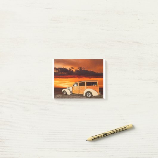 LIN56 Tan Woody.tif Post-it® Notes (Op bureau)