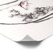 Lin Li's Art Print: Cat and Godfish Poster (Hoek)