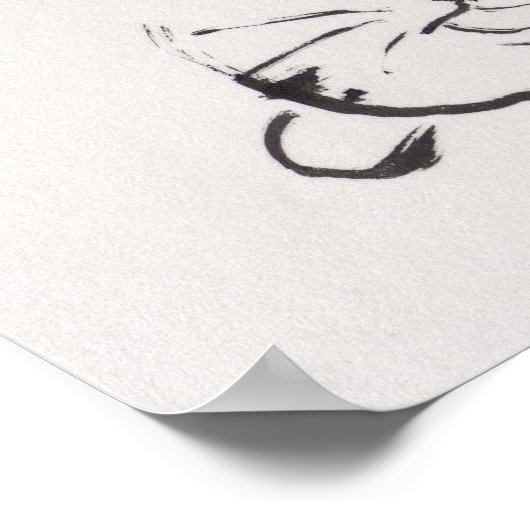 Lin Li's Art Print: Kattenslaapstand Poster (Hoek)