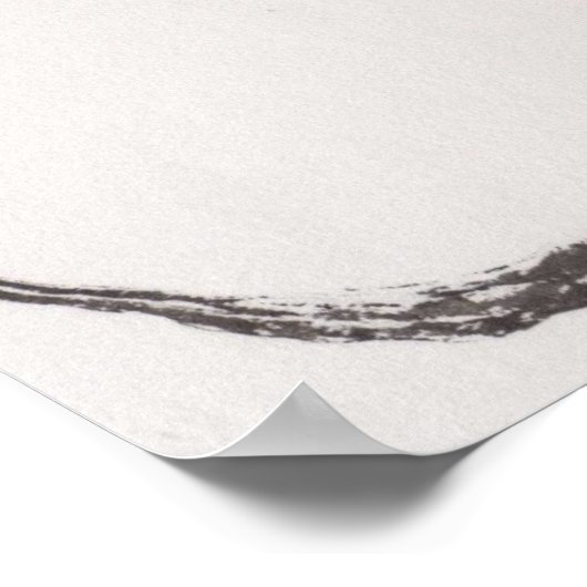 Lin Li's Art Print: Kattenstaring Poster (Hoek)