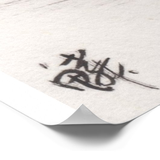 Lin Li's Art Print Panda en Bird 13090105 (Hoek)