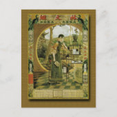 Lin Wen Fan Perfume Calendar Poster 1920s Briefkaart (Voorkant)