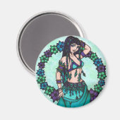 Lina-buikdanseres Magneet (Voorkant / Achterkant)