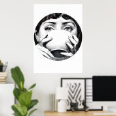 Lina Cavalieri Bowl Poster (Thuiskantoor)