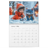 Lina & Her Cat – 3D Storybook Calendar 2026 Kalender (Jan 2026)