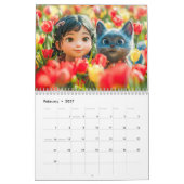 Lina & Her Cat – 3D Storybook Calendar 2026 Kalender (Feb 2027)