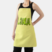 Lina Name Kiwi Design Küchenschürze Schürze Schort (Insitu)
