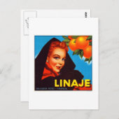 Linaje Valencia Sinaasappels Briefkaart (Voorkant / Achterkant)