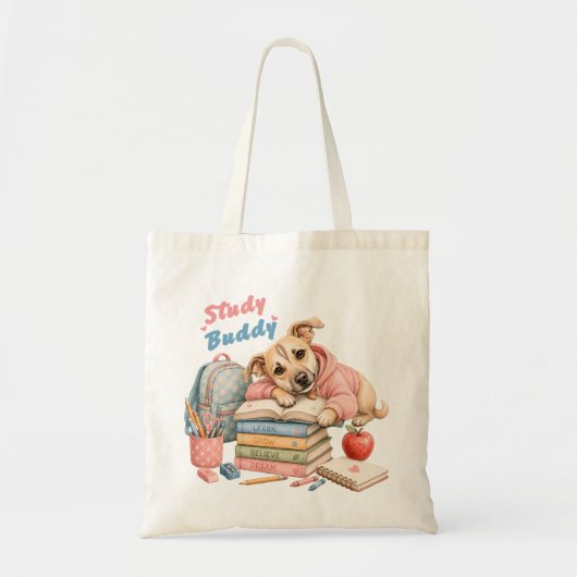 Lina's Schoolavonturen Tote Bag (Voorkant)