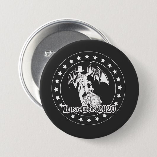 LincCon 2020 Ronde Button 7,6 Cm (Voorkant /achterkant)