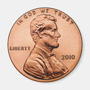 LINCOL PENNY MAGNEET