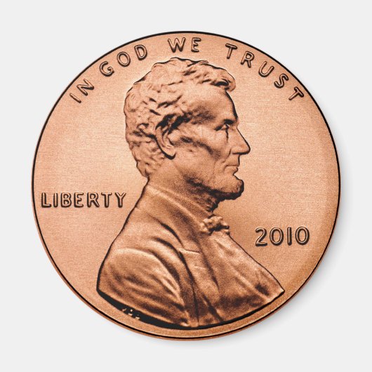 LINCOL PENNY MAGNEET (Voorkant)