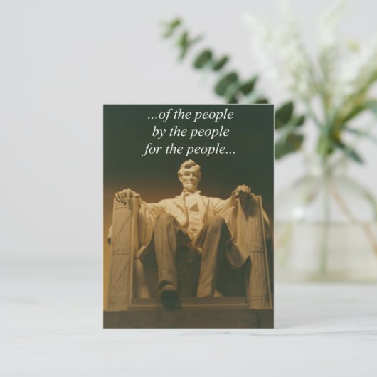 Lincoln 1 briefkaart (Staand voorkant)