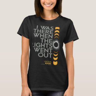 Lincoln 2024 Zonsverduistering 2024 040824 Verduis T-shirt