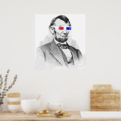 Lincoln 3D Poster (Keuken)