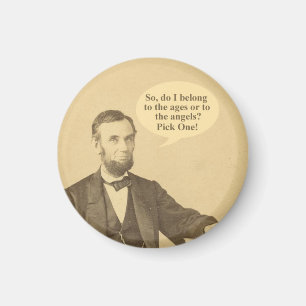 Lincoln Ages of Angels Historic Quote Magneet