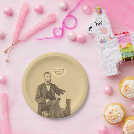 Lincoln Ages of Angels Historic Quote Papieren Bordje (Feest)