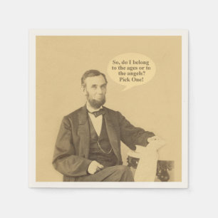 Lincoln Ages of Angels Historic Quote Servetten