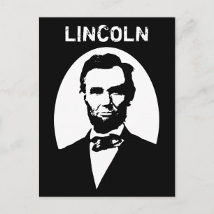 Lincoln Black en White Briefkaart