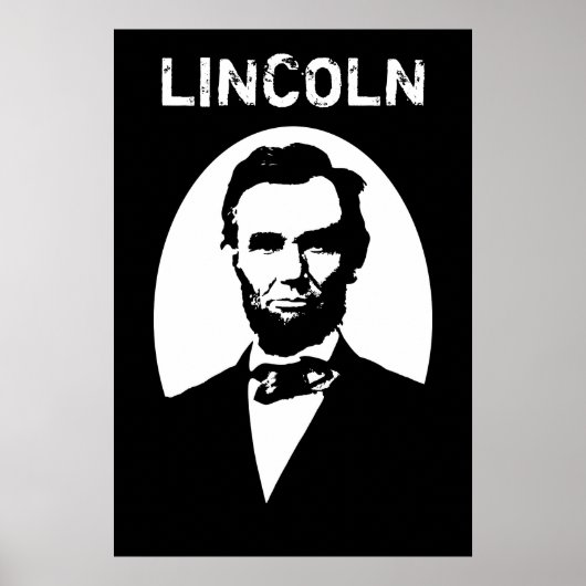 Lincoln Black en White Poster (Voorkant)