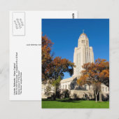 Lincoln, briefkaart van het Amerikaanse staatskapi (Voorkant / Achterkant)