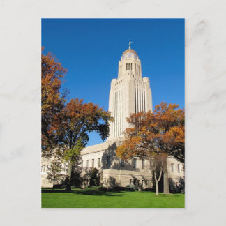 Lincoln, briefkaart van het Amerikaanse staatskapi