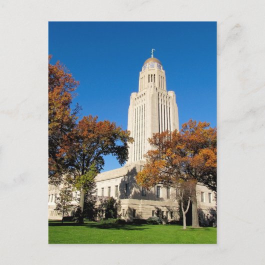 Lincoln, briefkaart van het Amerikaanse staatskapi (Voorkant)