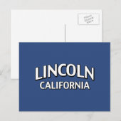 Lincoln California Briefkaart (Voorkant / Achterkant)