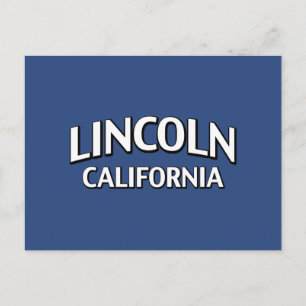 Lincoln California Briefkaart