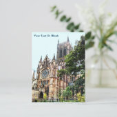Lincoln Cathedral Briefkaart (Staand voorkant)