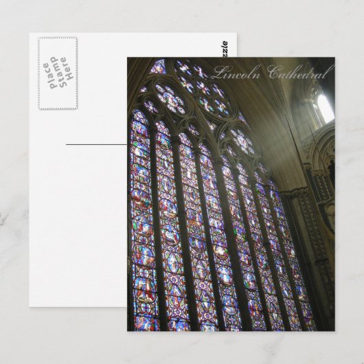Lincoln Cathedral Briefkaart (Voorkant / Achterkant)