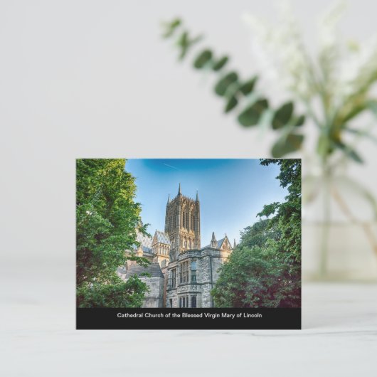 Lincoln Cathedral Briefkaart (Staand voorkant)