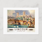  Lincoln Cathedral - Britse spoorwegen Briefkaart (Voorkant)