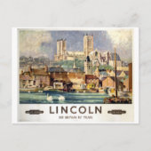  Lincoln Cathedral - Britse spoorwegen Briefkaart (Voorkant)