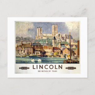  Lincoln Cathedral - Britse spoorwegen Briefkaart