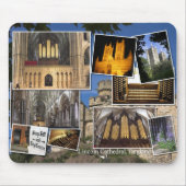 Lincoln Cathedral Pipe Organ mousepad Muismat (Voorkant)