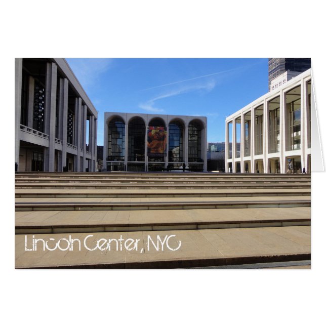 Lincoln Center New York City NYC Upper West Side (Voorkant Horizontaal)