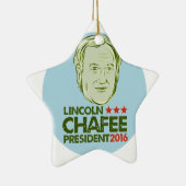 Lincoln Chafee President 2016 Keramisch Ornament (Rechts)