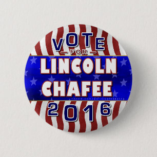 Lincoln Chafee President 2016 Verkiezingsdemocraat Ronde Button 5,7 Cm