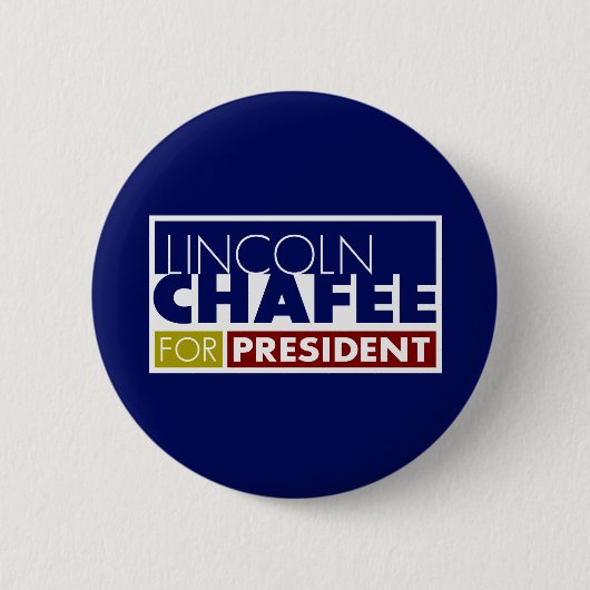 Lincoln Chafee voor President V1 Ronde Button 5,7 Cm (Voorkant)