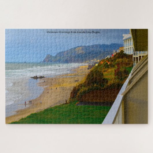 Lincoln City Oregon. Legpuzzel (Horizontaal)