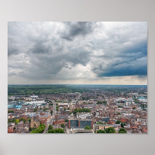 Lincoln Cityscape Poster (Voorkant)