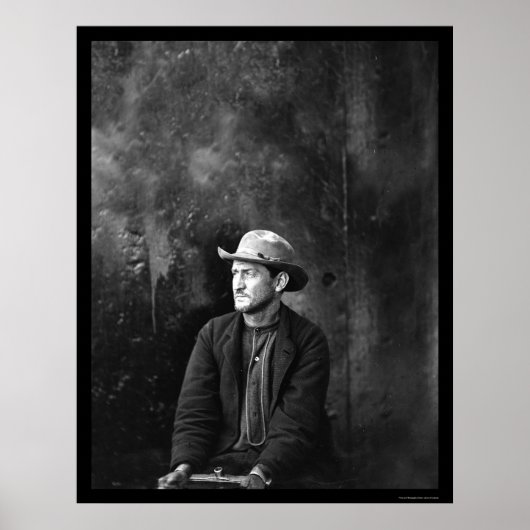 Lincoln Conspirator Edward Spangler 1865 Poster (Voorkant)