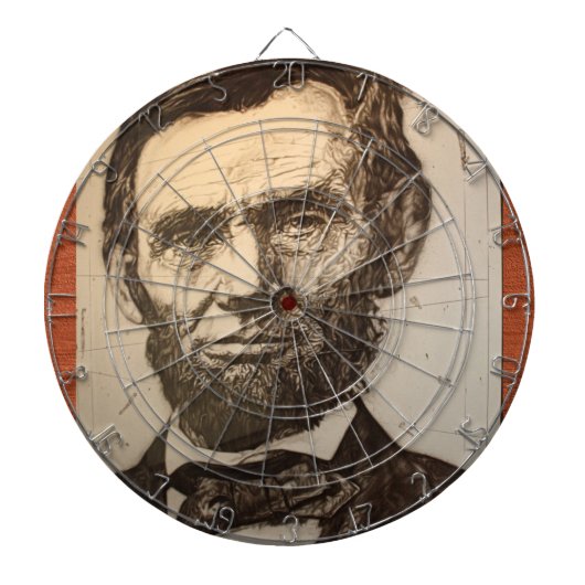 Lincoln dart board dartbord (Voorkant)